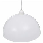 Ceiling Lamp 2 pcs Height-adjustable Semi-spherical White 241114