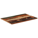Rectangular Table Top 60x90 cm 25-27 mm Solid Reclaimed Wood 286055
