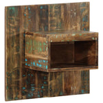 ZNTS Bedside Cabinet Multicolour 50x27x50 cm Solid Wood Reclaimed 4017525