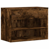 816050 Shoe Bench Smoked Oak 60x30x45 cm Engineered Wood