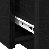 Coffee Table Black Oak 90 x 60 x 31 cm Engineered Wood 862634