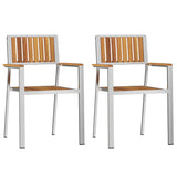 Garden Dining Set 3 pcs Brown Solid acacia wood 3334789
