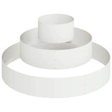 Garden Planter White 120 x 120 x 20 cm Cold-rolled Steel 873656