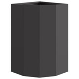 Corner Planter Black 30 x 30 x 50 cm Steel 883675
