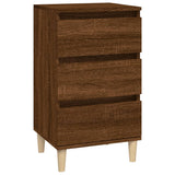 ZNTS Bedside Cabinet Brown Oak 40x35x70 cm Engineered Wood 819667