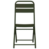 Garden Folding Chair Folding 2 pcs Green 42 x 52 x82cm 42002937