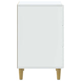 Bedside Cabinet White 43 x 41 x 66.5 cm Engineered Wood 894555