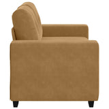 Sofa Brown 160 x 77 x 82 cm Fabric 4105117