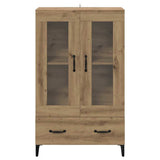 Highboard Artisan Oak 70 x 31 x 115 cm Engineered Wood and Iron 880861
