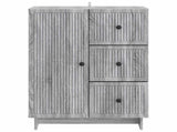Sideboard Grey Sonoma 66 x 34.5 x 90 cm Engineered Wood 893941