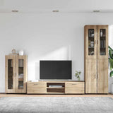 TV Cabinet Set FLORIN 3 pcs Sonoma Oak Engineered Wood 3397976