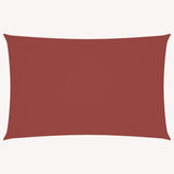 Sunshade Sail Oxford Fabric Rectangular 6x8 m Terracotta 135388