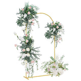Wedding Arch Gold 100 x 39 x 200 cm Steel 42023036