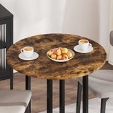 Table Top Smoked oak 80 x 1.5 cm Engineered Wood 880426
