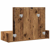 Dressing Table Brown 100 x 40 x 70 cm Engineered Wood 865242