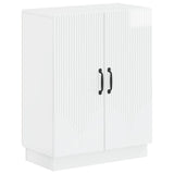 3 Piece Bathroom Cabinet Set HOORN High Gloss White 3417472
