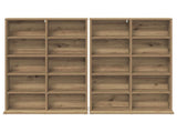 CD Cabinet 2 pcs Artisan Oak 65 x 23.5 x 97.5 cm 8012689