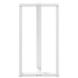 Bar Table Legs T-Shaped 2 pcs White 60x35x cm Steel 4013105