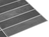 Rectangular Tile 20 pcs Grey 29 x 23 x 0.08 cm 42046160