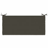 2-Piece Bench Cushions SOEST 2 pcs 100% Polyester Anthracite 949331