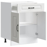 Kitchen Base Cabinet Kalmar White Engineered Wood 853487