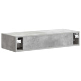 Wall-Mounted Side Table Concrete Grey 87.5 x 34.5 x 17 cm 899348