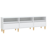 TV Cabinet White 150x30x44.5 cm Engineered Wood 831909