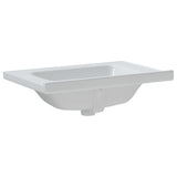 Bathroom Sink White 71x48x19.5 cm Rectangular Ceramic 153710