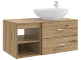 Bathroom Furniture Set 2 pcs Artisan Oak Engineered Wood 3403919