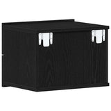 Bedside Cabinet 2 pcs Black Oak 40 x 30 x 30 cm Engineered Wood 862460