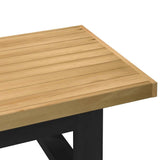 ZNTS Coffee Table NOAIN U-Shaped Legs 120x60x40 cm Solid Wood Pine 4100035