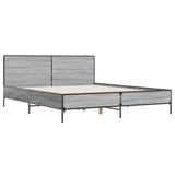 Bed Frame without Mattress Grey Sonoma 140x200 cm 3280000