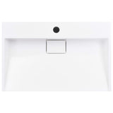 Wash Basin 60x38x11 cm Mineral Cast/Marble Cast White 144064