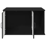 Cat House Black 85 x 55 x 50 cm Engineered Wood 8000735