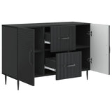 Sideboard with Drawer Black 89 x 34.5 x 60 cm Engineered Wood 894886