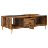 Coffee Table Old Wood 102 x 55 x 35 cm Engineered Wood 875119