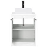 Bathroom Furniture Set White Engineered Wood 3404240