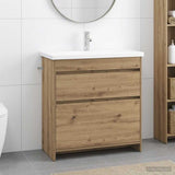 Bathroom Furniture Set Artisan Oak 81 x 40 x 84.5 cm 3404273
