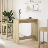Bar Table Sonoma Oak 102x50x103.5 cm Engineered Wood 854429