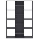 ZNTS Room Divider/Book Cabinet Grey 100x24x140 cm Engineered Wood 800443