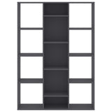 ZNTS Room Divider/Book Cabinet Grey 100x24x140 cm Engineered Wood 800443