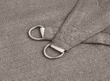 Sunshade Sail 160 g/m Square Light Grey 4.5x4.5 m HDPE 4001969