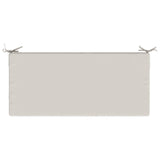 2-Piece Bench Cushions SOEST 2 pcs 100% Polyester White 950131