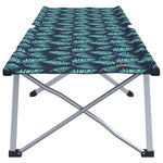 Folding Camping Bed Leaf pattern 62 x 194 x 42 cm Oxford fabric 42003121