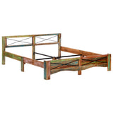 Bed Frame without Mattress Solid Reclaimed Wood 180x200 cm Super King 247668