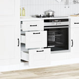 Kitchen Base Cabinet Kalmar White Engineered Wood 854240