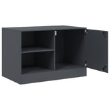 TV Cabinets 2 pcs Anthracite 67x39x44 cm Steel 841696