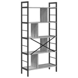 Bookshelf Grey Sonoma 75 x 30 x 156 cm Engineered Wood 883961