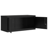 ZNTS File Cabinet Black 90x40x130 cm Steel 3188323