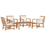 Garden Sofa Set Natural Solid teak wood 3356862